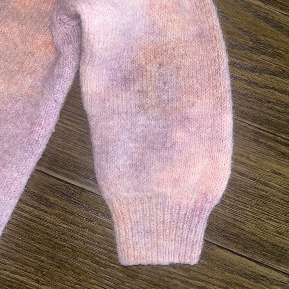 Zara Pink and Orange Women's Cardigan - Picture 4 of 6